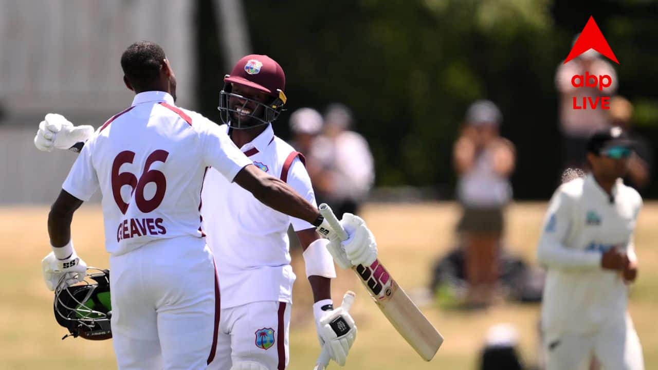 NZ vs WI: গ্রিভস, রোচের দাঁতে দাঁত চেপে লড়াই, হোপের শতরানে ঐতিহাসিক ড্র ছিনিয়ে নিল ওয়েস্ট ইন্ডিজ়