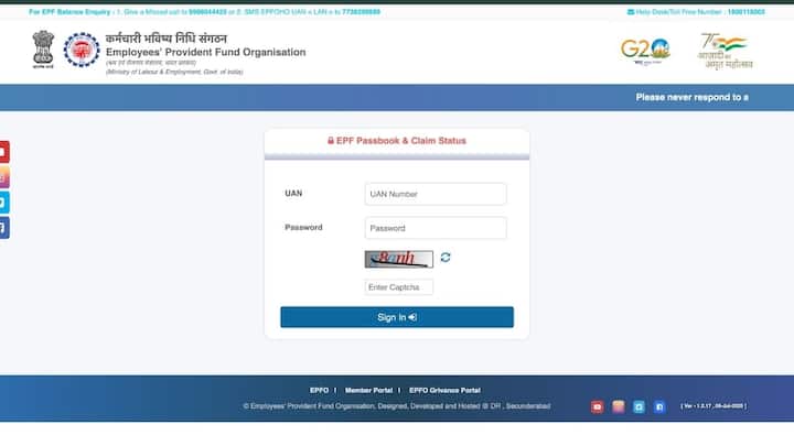 इसके लिए सबसे पहले आधिकारिक पासबुक लिंक https://passbook.epfindia.gov.in/MemberPassBook/login पर जाएं. यह वेबसाइट मोबाइल और कंप्यूटर दोनों पर आसानी से खुल जाती है. यहां से आप अपने पीएफ अकाउंट की डिजिटल पासबुक तुरंत एक्सेस कर सकते हैं.