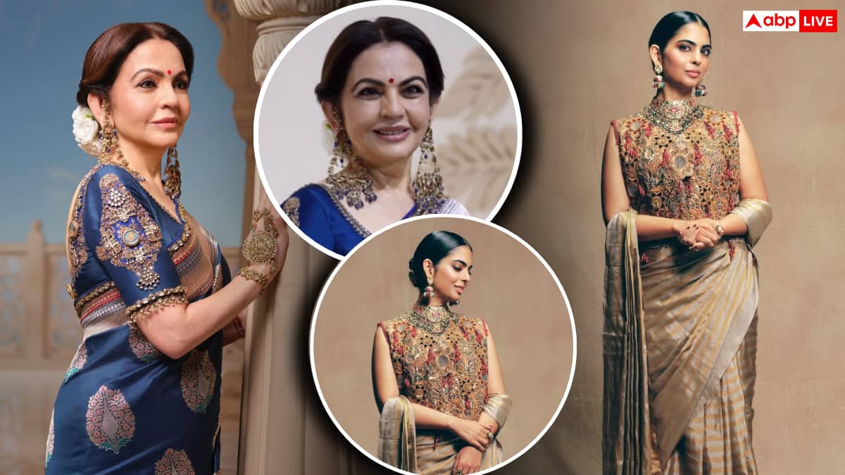 स्वदेश इवेंट में बेहद खूबसूरत दिखीं नीता अंबानी, बेटी ईशा ने भी बिखेरा ग्लैम