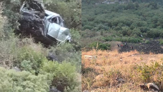 नाशिक: गहरी खाई में कार गिरने से 5 लोगों की मौत, सप्तश्रृंगी देवी के दर्शन कर लौटते समय हादसा