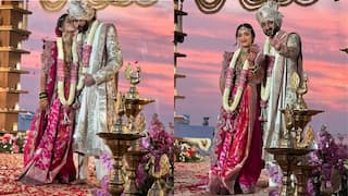 Jay Pawar Photo : जय पवार-ऋतुजा पाटील यांचा शाही विवाह, बहरिनमधील खास फोटो समोर