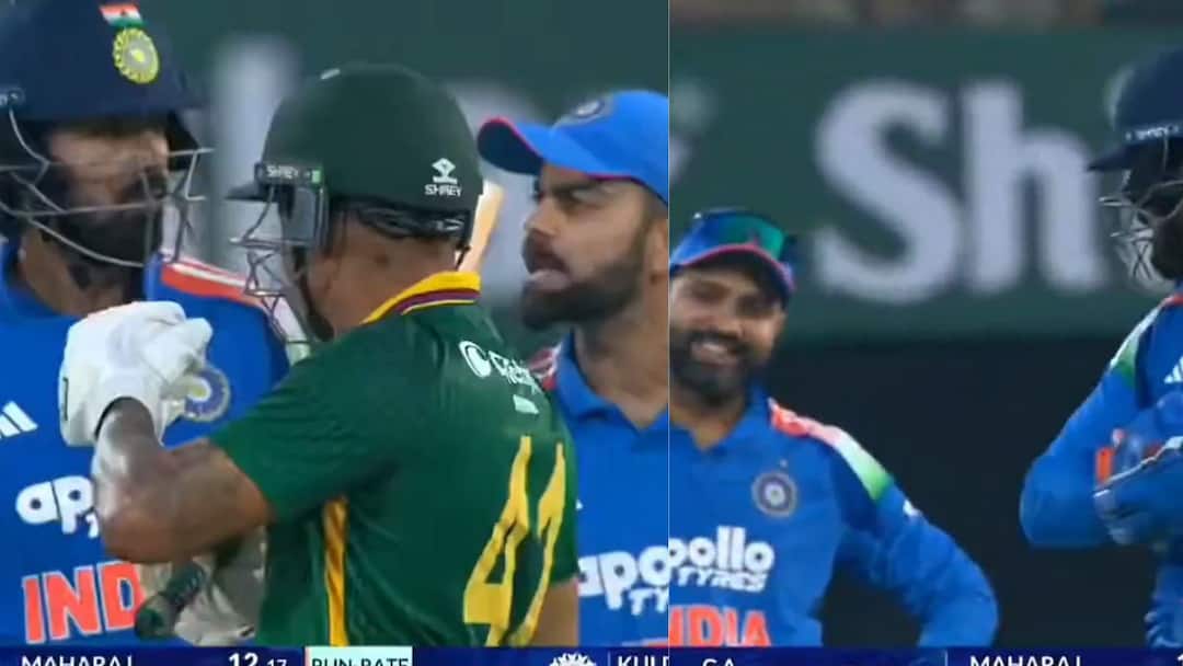 Watch Video: கோலியை மதிக்காத குட்டி கோலி.. தீயாய் பரவும் வீடியோ - லெஜண்டை அசிங்கப்படுத்திய ராகுல்?