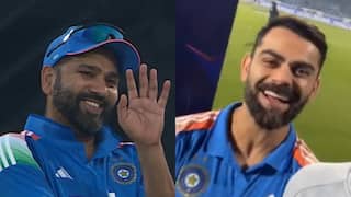 Watch: 'मैं वापस मोटा हो जाऊंगा...', केक देखकर बोले रोहित शर्मा; विराट कोहली की भी छूटी हंसी