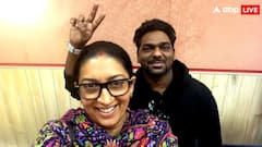 'Indigo के सताये जाकिर खान इंदौर वाले...', एयरपोर्ट पर फंसीं स्मृति ईरानी, कॉमेडियन के साथ शेयर की फोटो