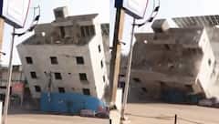 जयपुर में देखते ही देखते जमीदोंज हो गई 5 मंजिला इमारत, प्रशासन ने इस वजह से गिराई बिल्डिंग