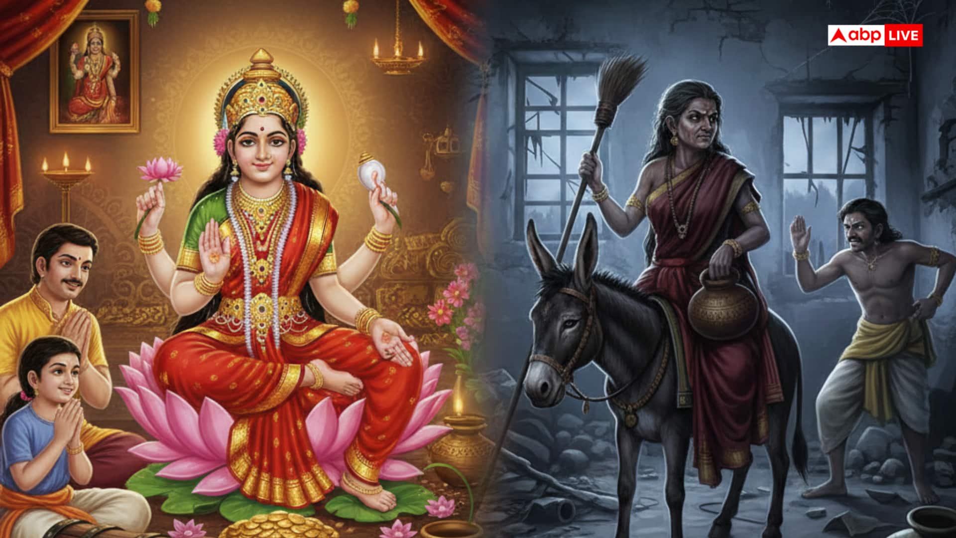 समुद्र मंथन में कालकूट विष के बाद प्रकट हुई अलक्ष्मी कौन थी? जानिए इनके बारे में