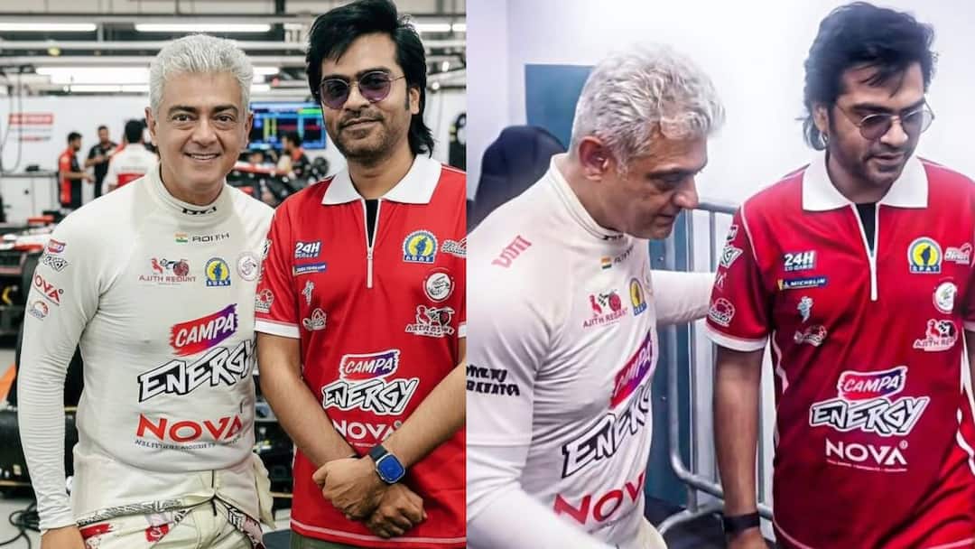 actor ajith and Silambarasan meeting after 8 years in Malaysia மலேசியாவில் திரளும் அஜித் படை...8 ஆண்டுகளுக்குப் பின் சந்தித்துக் கொண்ட அஜித் சிம்பு!