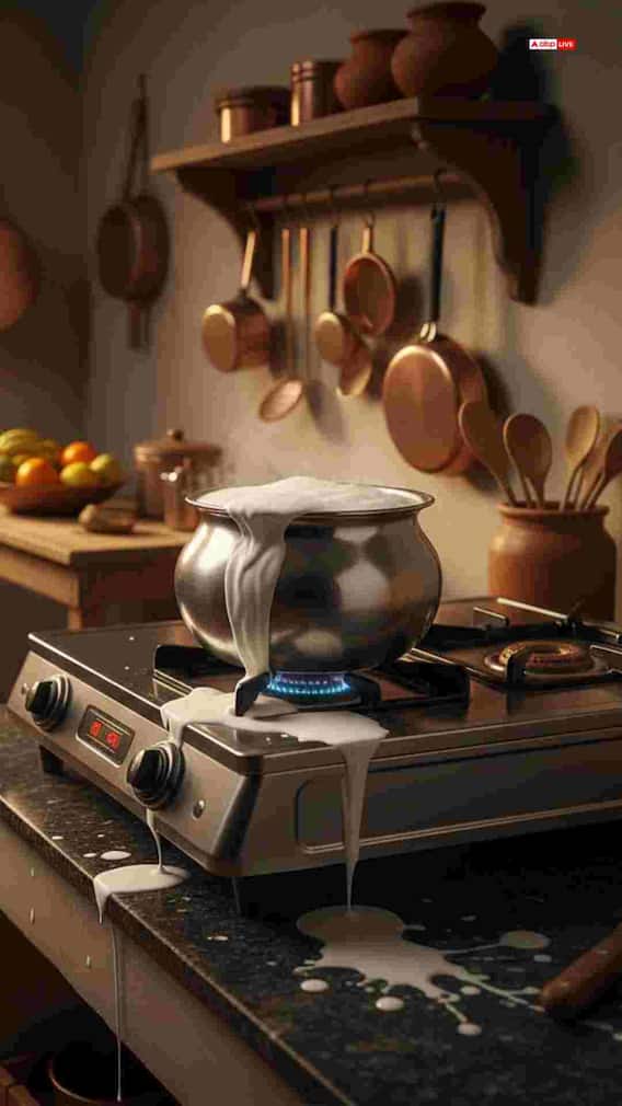 उकळत्या दुधाचे पडणे शुभ की अशुभ?