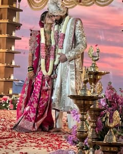 Jay Pawar Photo : जय पवार-ऋतुजा पाटील यांचा शाही विवाह, बहरिनमधील खास फोटो समोर