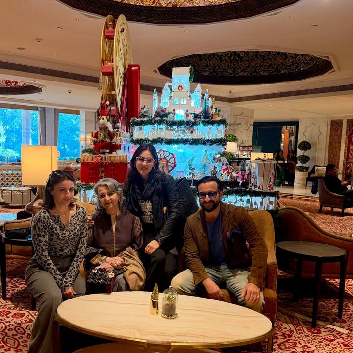 Actress Sara Ali Khan wished her grandmother Sharmila Tagore on her birthday in a very special way. The actress has shared some pictures, where in the first photo the actress is seen spending time with her family.