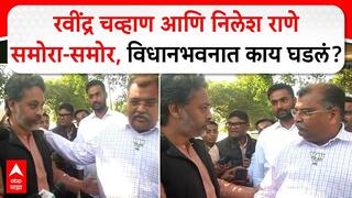 Nilesh Rane-Ravindra Chavan :  रवींद्र चव्हाण आणि निलेश राणे समोरा-समोर, विधानभवनात काय घडलं?