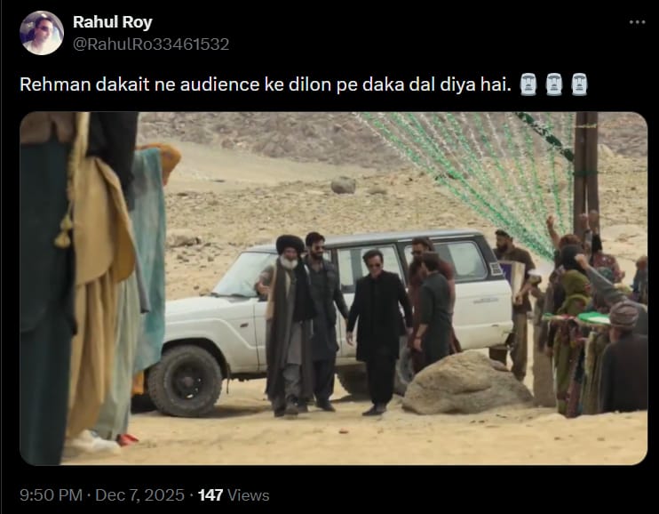 Bollywood's new Jamal Koodu becomes Rahman Dacoit's entry song, netizens go crazy over FA9LA