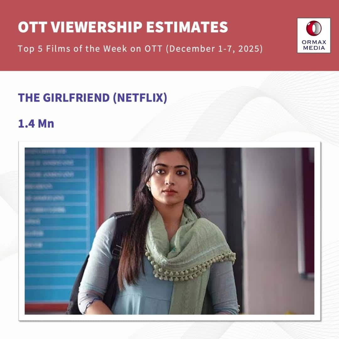 Top 5 Films On OTT: फ्लॉप फिल्म ने 'कांतारा- चैप्टर 1' को ओटीटी पर पछाड़ा, टॉप 5 में हॉलीवुड ने भी बनाई जगह