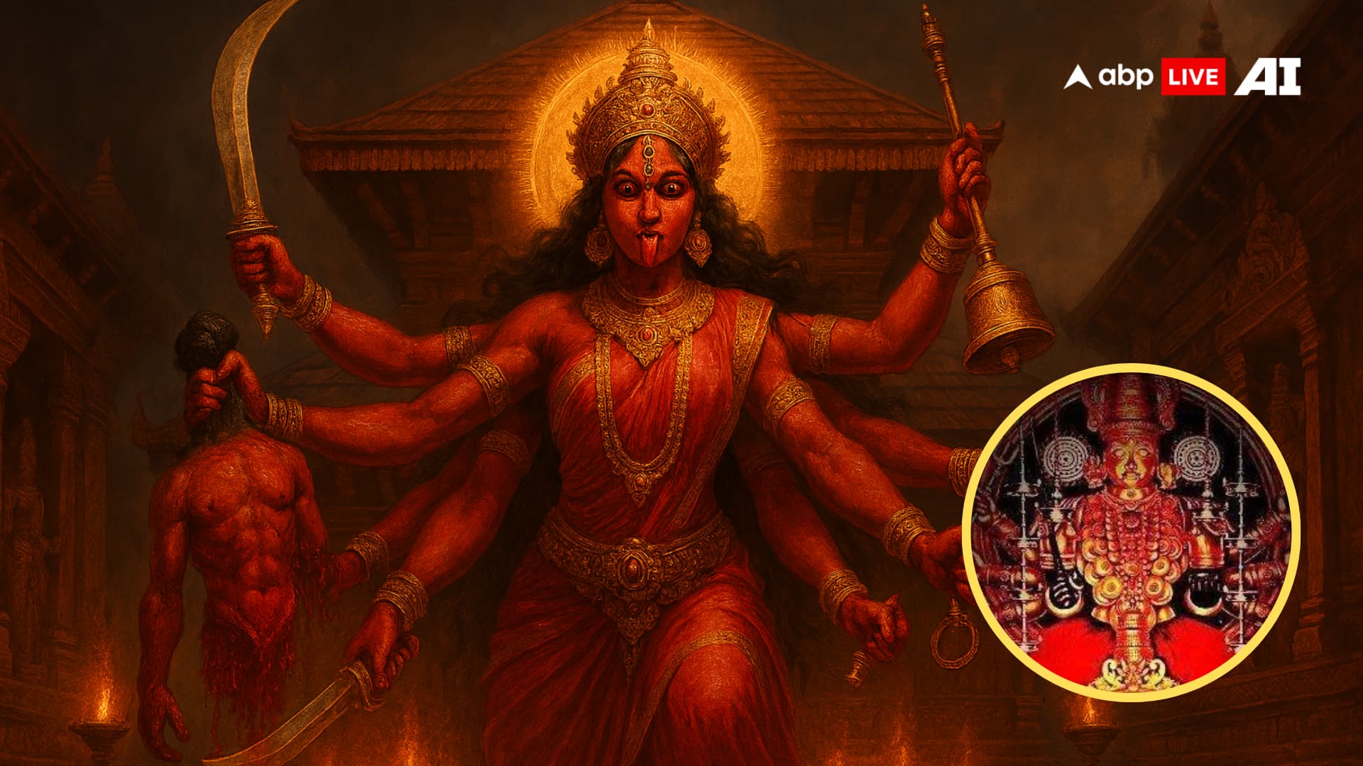 Kodungallur Maa Kali Mandir: केरल का शक्तिशाली कुरम्बा मंदिर जहां देवी काली हाथों में राक्षस का धड़ थामे हैं!