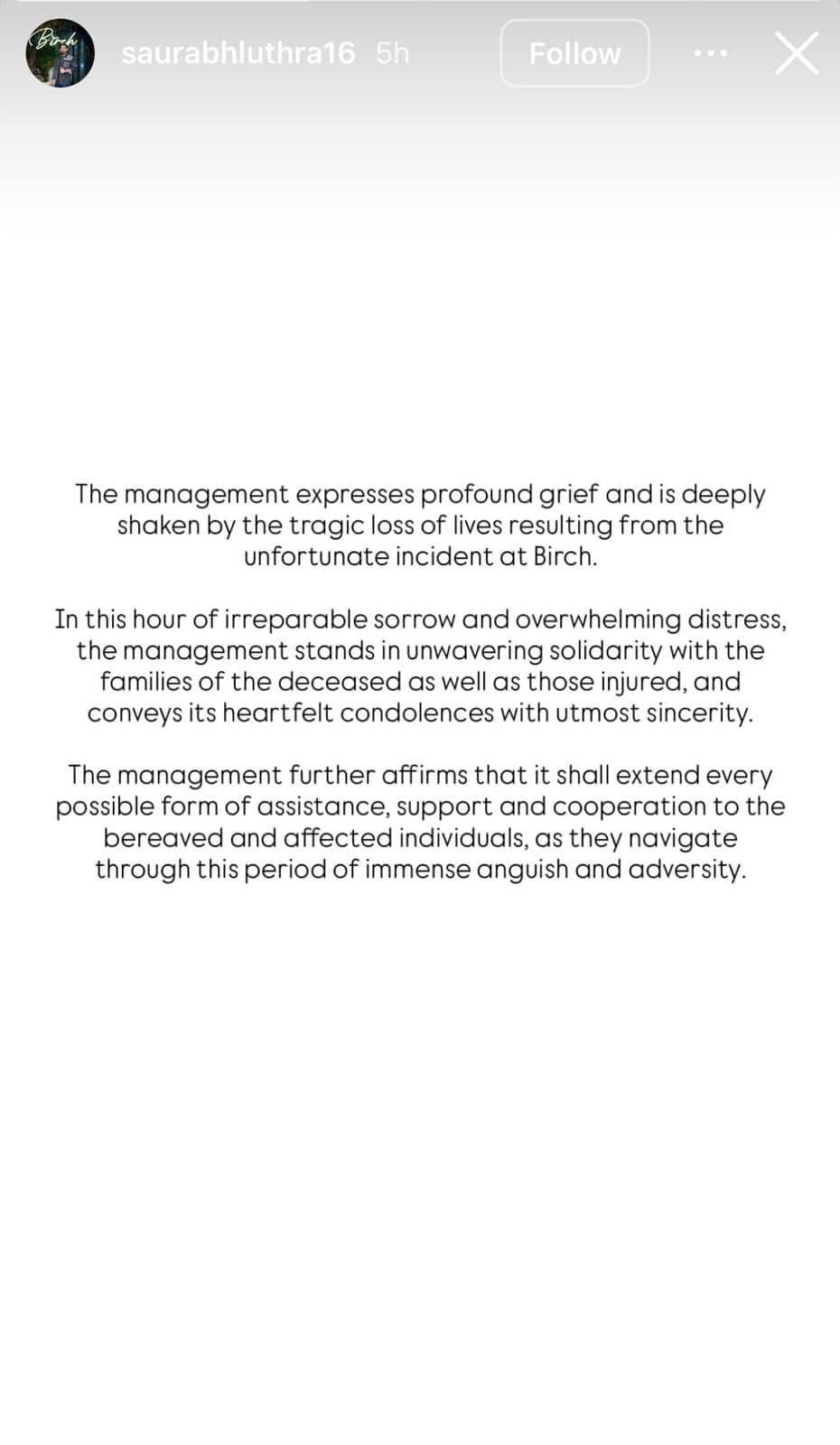 Goa Nightclub Fire: Owner Saurabh Luthra Breaks Silence After 25 Killed