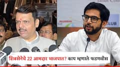 शिंदेंच्या शिवसेनेचे 22 आमदार भाजपच्या गळाला? आदित्य ठाकरेंच्या गौप्यस्फोटावर फडणवीसांचा पलटवार