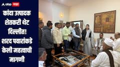 कांदे विकून सहा महिने झाले, पैसे मात्र मिळाले नाहीत, शेतकरी थेट दिल्लीत, शरद पवारांना घातले साकडे