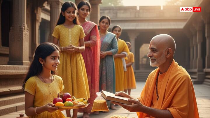 इस दिन गरीबों, ब्राह्मणों, कन्याओं को भोजन कराना, पीले वस्त्र, चने की दाल, हल्दी, केसर, फल, मिष्ठान्न, धर्मग्रंथ (जैसे भगवद्गीता) का दान करने से आर्थिक स्थिति मजबूत होती है और घर में खुशहाली आती है.