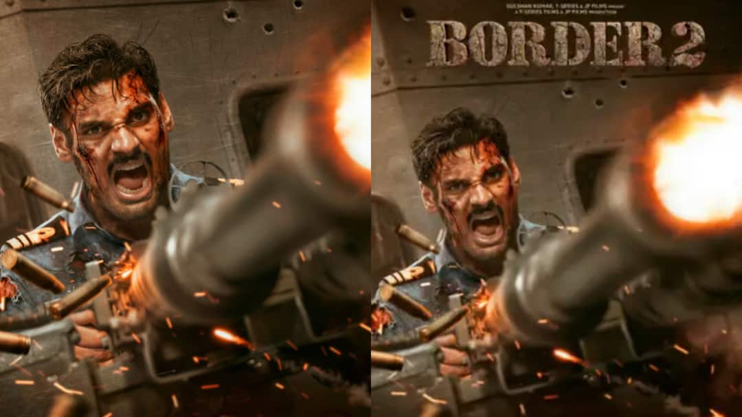 Border 2 First Look Ahan Shettys Intense Poster Out with Fierce Eyes and Battle Scars Border 2 First Look:डोळ्यांत अंगार अन् भळभळत्या जखमा; 'बॉर्डर 2'मधला अहान शेट्टीचा फर्स्ट लूक पाहिलात?