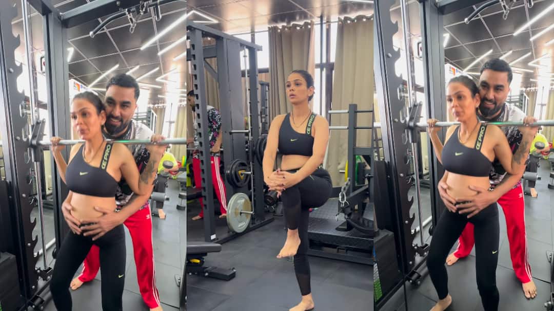 Armaan Malik Payal gym video baby bump Heavy Weights third pregnancy ‘प्रेग्नन्सीत हे सगळं कशासाठी?, बेबी बंपसह जिममध्ये अरमानसोबत दिसली पायल, नेटकरी म्हणतायत...