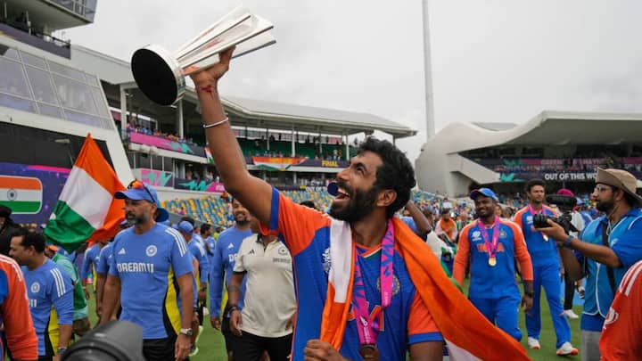 Jasprit Bumrah won the T20 World Cup in 2024, finishing the tournament with 15 wickets, the second-highest.