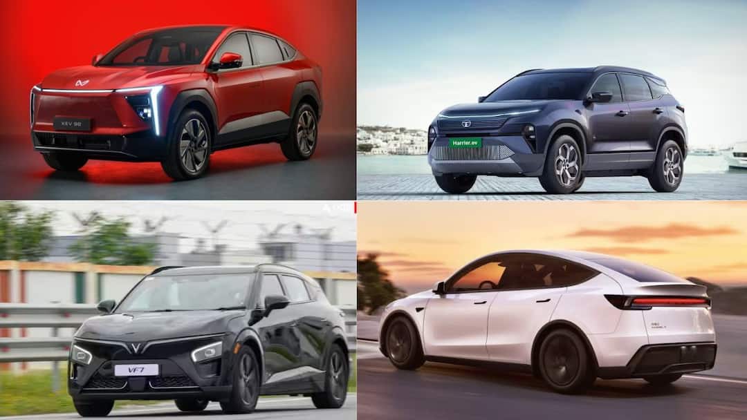 EV New Cars: 2025ல் மாஸ் எண்ட்ரி கொடுத்த மின்சார கார்கள் - விலை, ரேஞ்ச் - டாடா தொடங்கி டெஸ்லா வரை EV New Electric Cars Launched in 2025 India Know Price Specs Features Range Automobile News Lookback 2025 EV New Cars: 2025ல் மாஸ் எண்ட்ரி கொடுத்த மின்சார கார்கள் - விலை, ரேஞ்ச் - டாடா தொடங்கி டெஸ்லா வரை