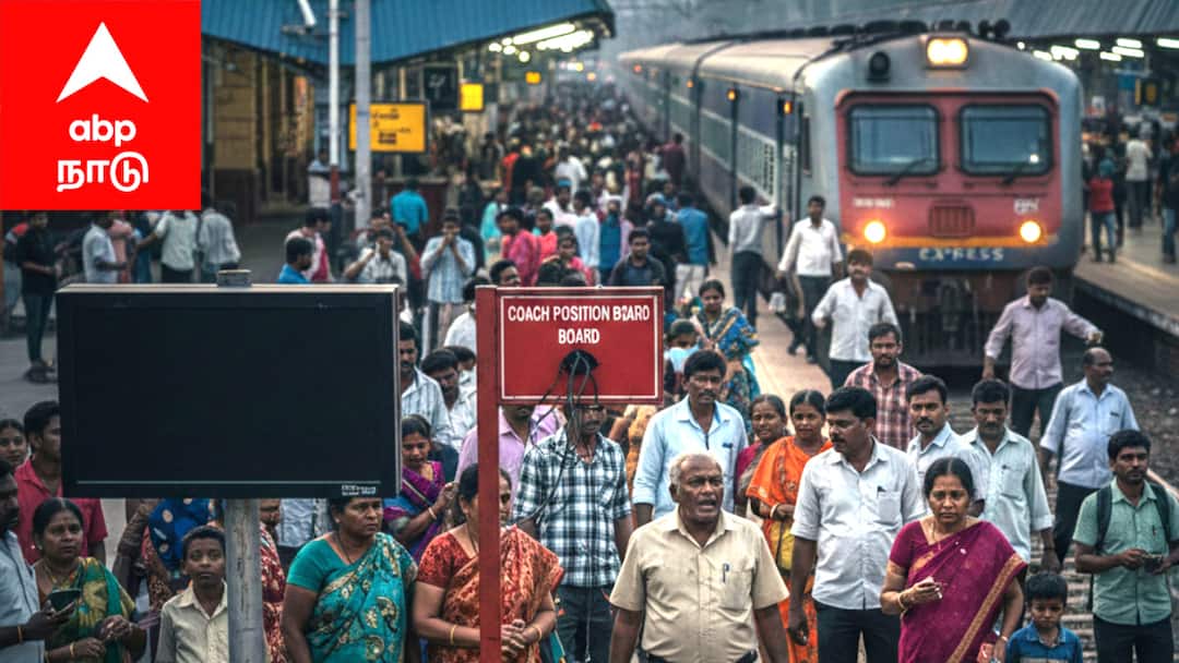 ரயில் நிலையத்தில் அலைபாயும் மக்கள்..பயணிகள் கடும் அவதி!