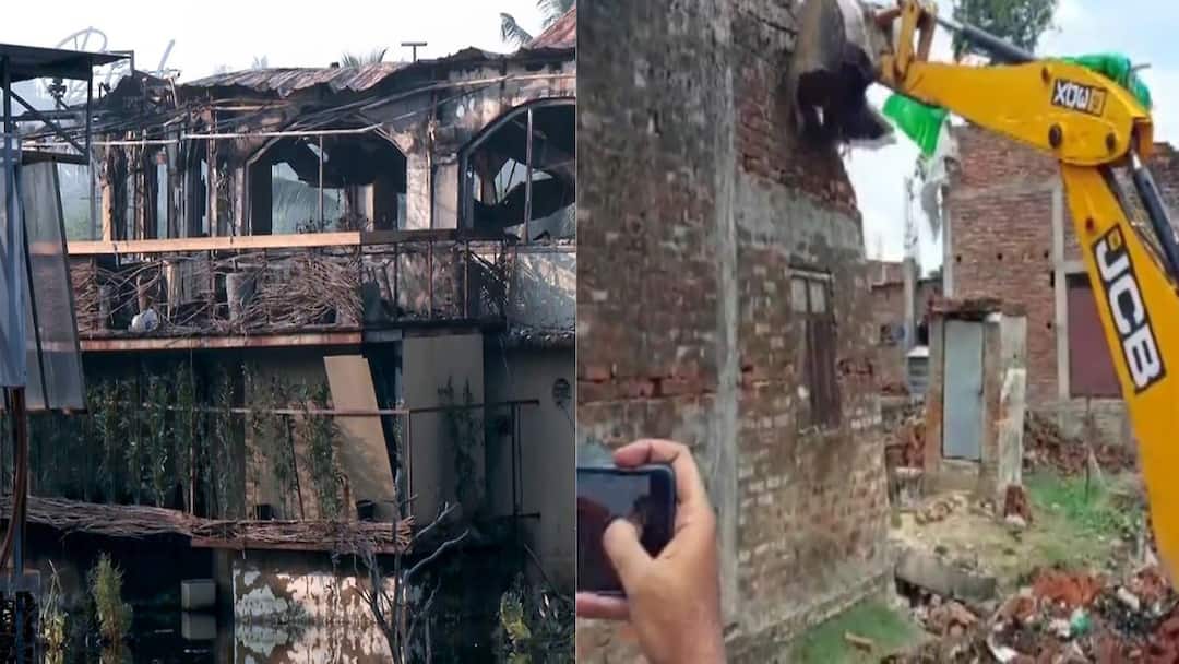 Bulldozers Raze Luthras’ Shack In Goa’s Prime Vagator Area After Deadly Fire: VIDEO