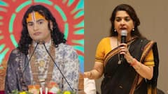 कथावाचक अनिरुद्धाचार्य की अभद्र टिप्पणी पर शिंदे गुट की नेता भड़कीं, 'कार्रवाई होनी चाहिए'