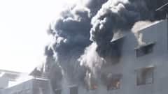 Surat: સુરત ટેક્સટાઇલ માર્કેટમાં ફરી લાગી આગ, 9 કલાકથી થઇ રહ્યો છે આગ પર કાબુ મેળવવા પ્રયાસ