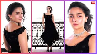 ब्लैक ड्रेस, डायमंड जूलरी और आंखों पर चश्मा... फिल्म फेस्टिवल से आलिया भट्ट का किलर लुक वायरल, देखें तस्वीरें