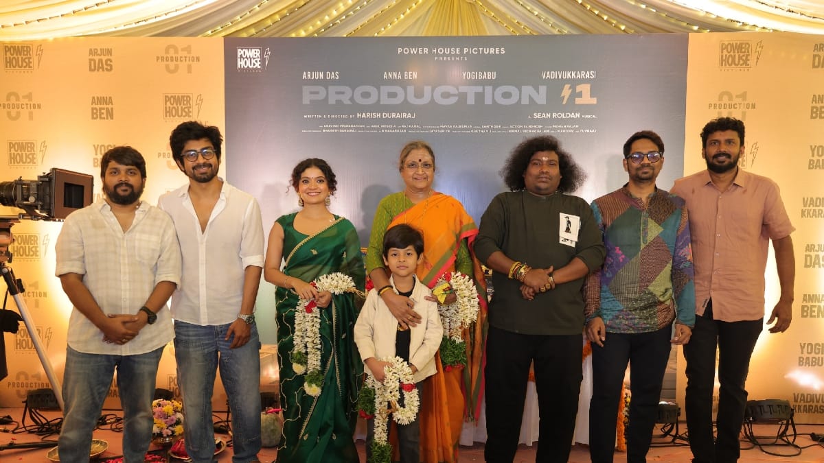 அர்ஜூன் தாஸ் , அனா பென் நடிக்கும் புது படத்தின் பூஜை