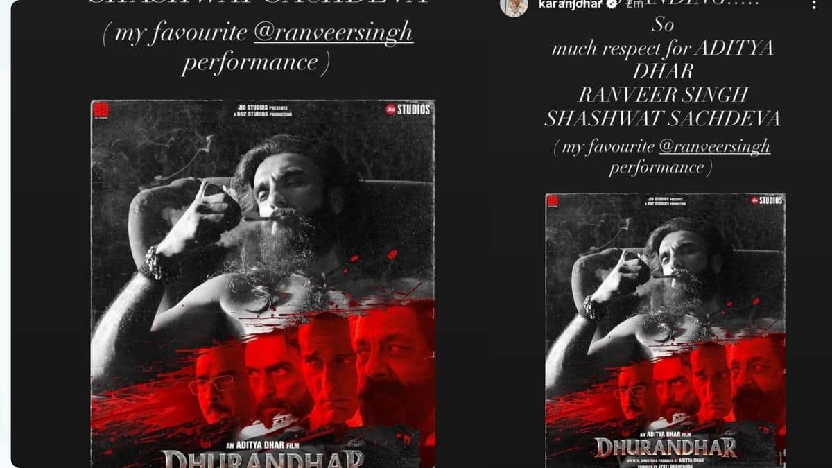 धुरंधर' देखने के बाद कायल हो गए करण जौहर, रणवीर सिंह के परफॉर्मेंस को बताया फेवरेट