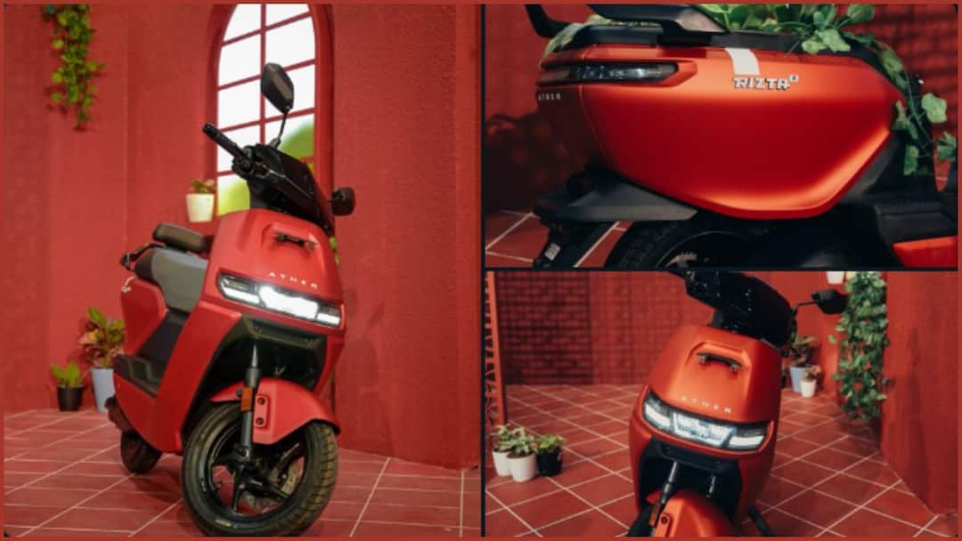 Ather Rizta Croses 2 Lakh Units in 2 Years Know what is Special in it Ather Rizta Record Sales: குடும்பங்களை கவர்ந்த ஏதர் ரிஸ்டா இ-ஸ்கூட்டர்; 2 ஆண்டுகளில் 2 லட்சம் யூனிட்கள் விற்று அசத்தல்