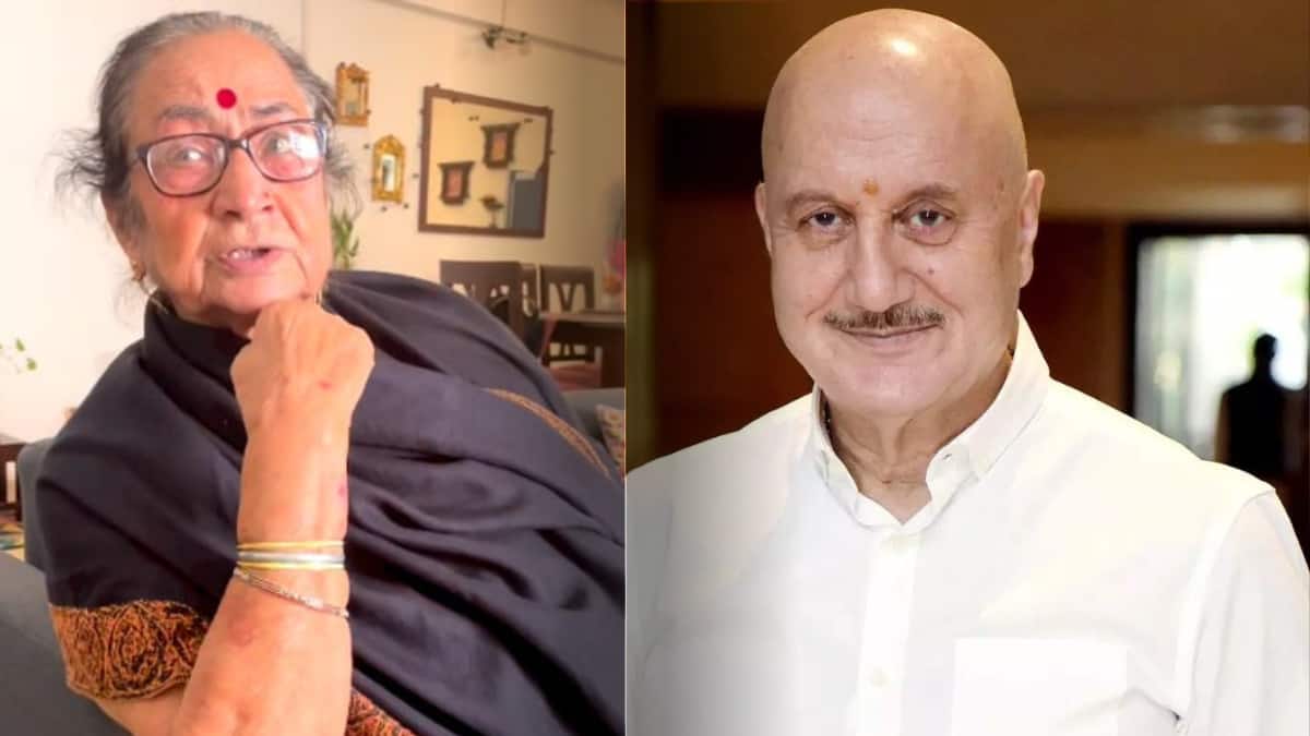 अनुपम खेर से नाराज हैं उनकी मां दुलारी, वीडियो शेयर कर एक्टर बोले- 'मां का बिना बात डांटना...'
