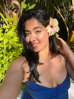 Nikita Sharma Photo: વેકેશન વાઇબ્સ! બ્લુ બેબી ડ્રેસમાં નિકિતા શર્માનો બીચ લૂક વાયરલ