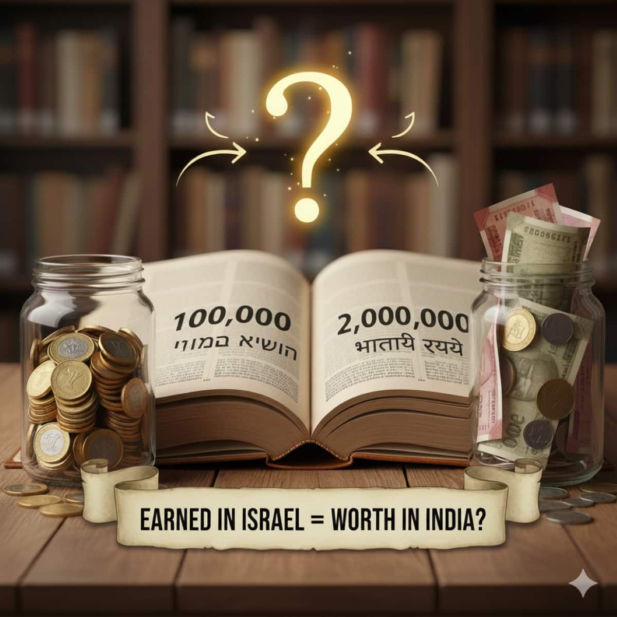 How Much Is 100,000 Shekels Earned in Israel Worth in India? The Conversion Will Shock You