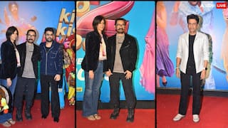 Kis Kisko Pyaar Karoon 2 Screening: गर्लफ्रेंड गौरी का हाथ थामे पहुंचे आमिर खान, कपिल शर्मा ने पत्नी गिन्नी संग दिए जमकर पोज