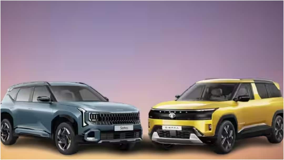 Tata Sierra SUV కి పోటీగా వచ్చిన Kia Seltos - ఫీచర్లు, ఇంజన్లలో ఏది బెస్ట్ తెలుసా.. Kia Seltos Vs Tata Sierra Which SUV is better in features and price check details Tata Sierra SUV కి పోటీగా వచ్చిన Kia Seltos - ఫీచర్లు, ఇంజన్లలో ఏది బెస్ట్ తెలుసా..