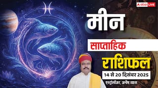 मीन साप्ताहिक राशिफल 14-20 दिसंबर 2025: इस हफ्ते क्या होगा खास? जानें धन, प्रेम, करियर और स्वास्थ्य का हाल!