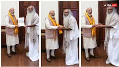 आचार्य प्रमोद कृष्णम की पीएम मोदी से मुलाकात, मंदिर निर्माण की प्रगति रिपोर्ट सौंपी