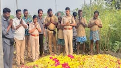 உரிமைக்கோராத 12 பேரின் சடலங்கள்... உரிய இறுதி மரியாதை செலுத்தி நல்லடக்கம் செய்த தஞ்சை போலீசார்