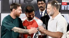 'GOAT के साथ', हैदराबाद में लियोनेल मेस्सी के साथ राहुल गांधी का फैनबॉय मोमेंट, Video