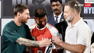 'GOAT के साथ', हैदराबाद में लियोनेल मेस्सी के साथ राहुल गांधी का फैनबॉय मोमेंट, Video