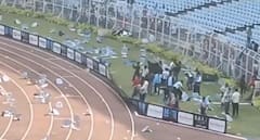 Watch: Bottles And Chairs Fly As Fans React To Lionel Messi's 'Hurried' Exit In Kolkata