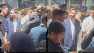 Messi Mania Grips Kolkata As He Arrives For GOAT India Tour; Fans Throng Airport For A Glimpse: WATCH
