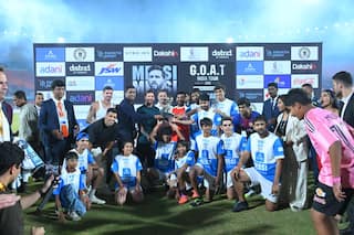 Messi at Uppal Stadium: ఉప్పల్ లో మెస్సీ మేనియా.. పిల్లలకు ఫుట్ బాల్ టిప్స్ నేర్పించి వారెవ్వా అనిపించిన మెస్సీ