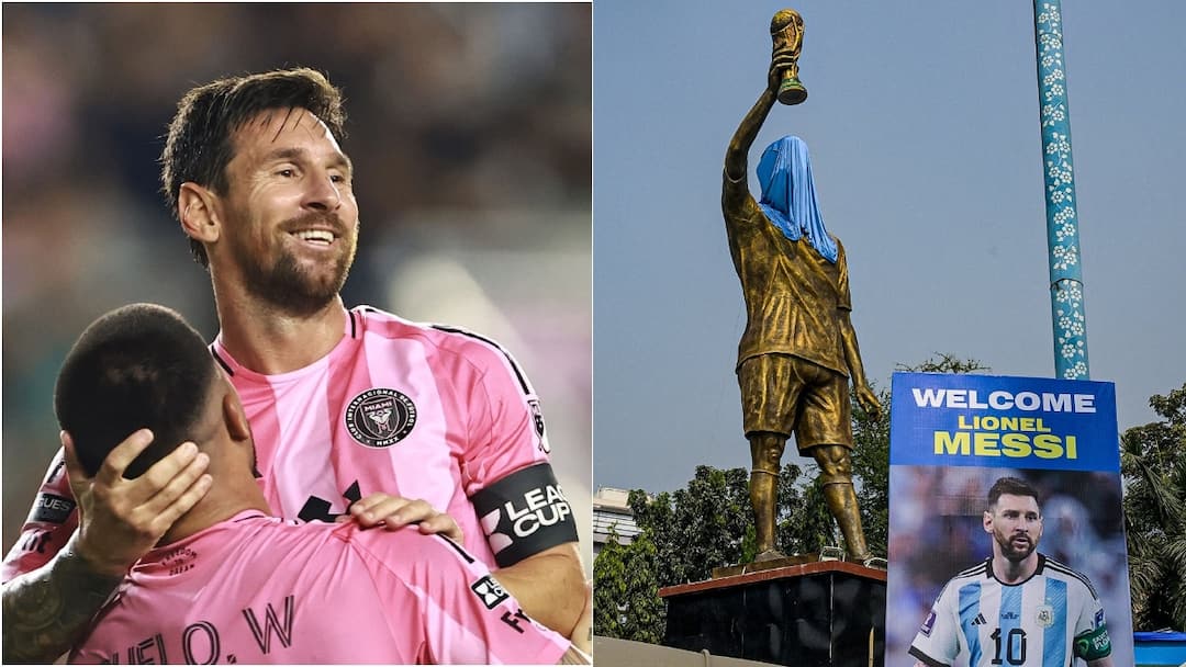 Lionel Messi In Kolkata: కేవలం 22 నిమిషాల్లో స్టేడియాన్ని వీడిన లియోనెల్ మెస్సీ, 10 వేలు వేస్ట్ అంటూ ఫ్యాన్స్ ఫైర్! Lionel Messi left the stadium in 22 minutes fans spent Rs 10000 but couldnt catch a glimpse of him Lionel Messi In Kolkata: కేవలం 22 నిమిషాల్లో స్టేడియాన్ని వీడిన లియోనెల్ మెస్సీ, 10 వేలు వేస్ట్ అంటూ ఫ్యాన్స్ ఫైర్!