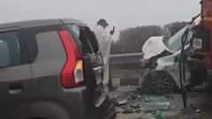 Multiple Vehicles Collide On Greater Noida Expressway Amid Thick Fog, Several Injured