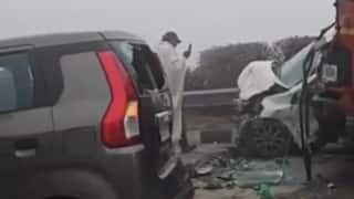 Multiple Vehicles Collide On Greater Noida Expressway Amid Thick Fog, Several Injured